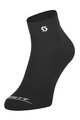 SCOTT Kolesarske nizke nogavice - PERFORMANCE QUARTER - črna/bela
