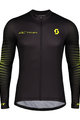 SCOTT Kolesarski dres z dolgimi rokavi poletni - RC TEAM 10 SUMMER - črna/rumena