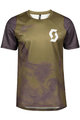 SCOTT Kolesarski dres s kratkimi rokavi - TRAIL VERTIC - zelena/siva