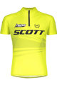 SCOTT Kolesarski dres s kratkimi rokavi - RC PRO JUNIOR - rumena