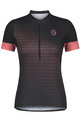 SCOTT Kolesarski dres s kratkimi rokavi - GRAVEL CONTESSA LADY - črna/vijolična
