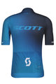 SCOTT Kolesarski dres kratek rokav in kratke hlače - RC PRO 2021 - modra/črna