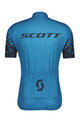 SCOTT Kolesarski dres s kratkimi rokavi - RC TEAM 10 - modra