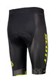 SCOTT Kolesarski dres kratek rokav in kratke hlače - RC TEAM 10 - črna/rumena