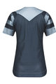 SCOTT Kolesarski dres s kratkimi rokavi - TRAIL VERTIC LADY - svetlo modra