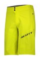 SCOTT Kolesarske kratke hlače brez naramnic - ENDURANCE LS/FIT - rumena