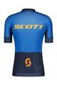 SCOTT Kolesarski dres s kratkimi rokavi - RC PRO SS - oranžna/modra