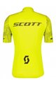 SCOTT Kolesarski dres s kratkimi rokavi - RC TEAM 10 SS - črna/rumena
