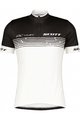 SCOTT Kolesarski dres kratek rokav in kratke hlače - RC TEAM 20 SS - bela/črna