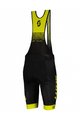 SCOTT Kolesarski dres kratek rokav in kratke hlače - RC TEAM 10 SS - siva/rumena/črna