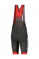 SCOTT Kolesarske kratke hlače z naramnicami - RC TEAM ++ 2022 - siva/rdeča