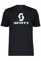 SCOTT Kolesarska  majica s kratkimi rokavi - ICON SS - črna/bela