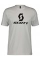 SCOTT Kolesarska  majica s kratkimi rokavi - ICON SS - bela/črna