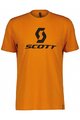 SCOTT Kolesarska  majica s kratkimi rokavi - ICON SS - črna/oranžna