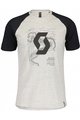 SCOTT Kolesarska  majica s kratkimi rokavi - ICON RAGLAN SS - črna/siva