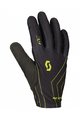 SCOTT Kolesarske  rokavice z dolgimi prsti - RC TEAM LF 2022 - rumena/črna