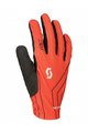 SCOTT Kolesarske  rokavice z dolgimi prsti - RC TEAM LF 2022 - rdeča/siva