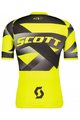 SCOTT Kolesarski dres s kratkimi rokavi - RC PREMIUM CLIMBER - črna/rumena