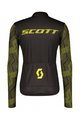 SCOTT Kolesarski dres z dolgimi rokavi poletni - RC TEAM 10 LS - rumena/črna