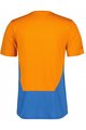SCOTT Kolesarski dres s kratkimi rokavi - TRAIL FLOW DRI SS - modra/oranžna