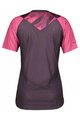 SCOTT Kolesarski dres s kratkimi rokavi - TRAIL VERTIC LADY - rožnata/vijolična