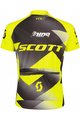 SCOTT Kolesarski dres s kratkimi rokavi - RC PRO SS JUNIOR - rumena/črna