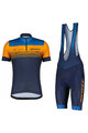 SCOTT Kolesarski dres kratek rokav in kratke hlače - RC TEAM 20 SS - oranžna/modra