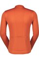 SCOTT Kolesarski dres z dolgimi rokavi zimski - ENDURANCE 10 L/SL - oranžna