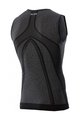 SIX2 Kolesarska majica brez rokavov - SMX II - črna