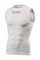 SIX2 Kolesarska majica brez rokavov - SMX II - bela