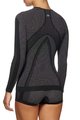 SIX2 Kolesarska  majica z dolgimi rokavi - TS2 II - črna