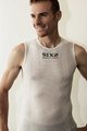 SIX2 Kolesarska majica brez rokavov - SMX - bela