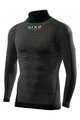 SIX2 Kolesarska  majica z dolgimi rokavi - TS3L - črna