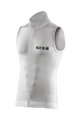 SIX2 Kolesarski dres brez rokavov - BIKE2 CHROMO - bela