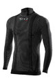 SIX2 Kolesarska  majica z dolgimi rokavi - KIDS TS3 - črna