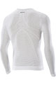SIX2 Kolesarska  majica z dolgimi rokavi - KIDS TS3 - bela