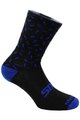 SIX2 Kolesarske klasične nogavice - MERINO WOOL - modra/črna