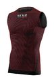 SIX2 Kolesarska majica brez rokavov - SMX - rdeča