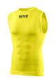 SIX2 Kolesarska majica brez rokavov - SMX - rumena