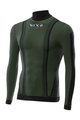 SIX2 Kolesarska  majica z dolgimi rokavi - TS3 - zelena