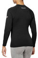 SIX2 Kolesarska  majica z dolgimi rokavi - TS2 MERINOS - črna