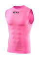 SIX2 Kolesarska majica brez rokavov - SMX C - rožnata