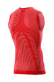 SIX2 Kolesarska majica brez rokavov - SMX - rdeča