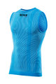 SIX2 Kolesarska majica brez rokavov - SMX - svetlo modra