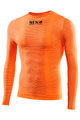 SIX2 Kolesarska  majica z dolgimi rokavi - TS2 C - oranžna