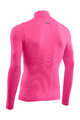 SIX2 Kolesarska  majica z dolgimi rokavi - TS3 C - rožnata
