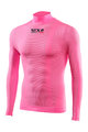 SIX2 Kolesarska  majica z dolgimi rokavi - TS3 C - rožnata