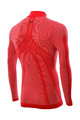 SIX2 Kolesarska  majica z dolgimi rokavi - TS3 - rdeča