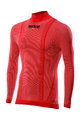 SIX2 Kolesarska  majica z dolgimi rokavi - TS3 - rdeča