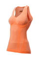 SIX2 Kolesarska majica brez rokavov - SMG C LADY - oranžna